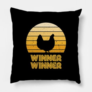 Retro Winner Winner Pillow