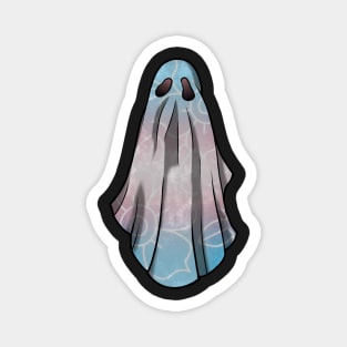 Transgender Pride Flowery Ghost Magnet