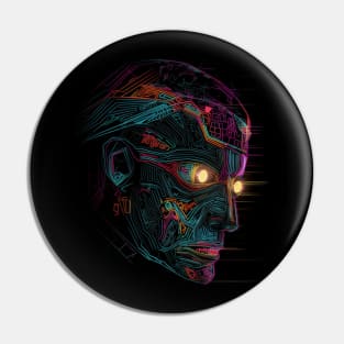 Techno Future - Cyberpunk Dystopia Pin