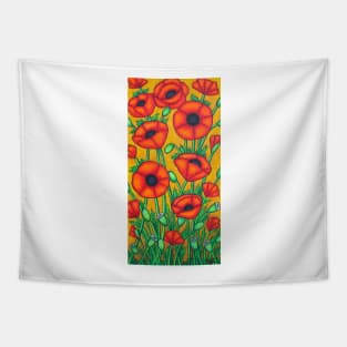 Tuscan Poppies Tapestry