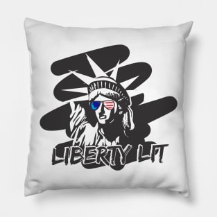 Party Like It's 1776 "Let's Get Lit" Pillow