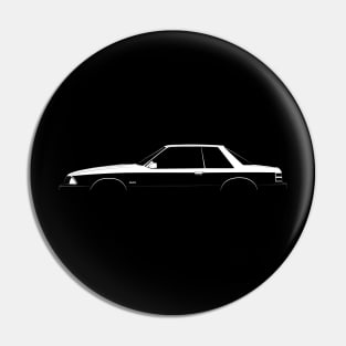 Ford Mustang LX 5.0 (1989) Silhouette Pin