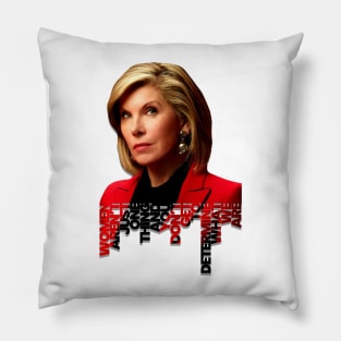 Diane Lockhart Women Aren't One Thing Pillow