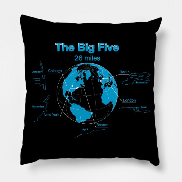 The Big Five Pillow by CTinyFactory