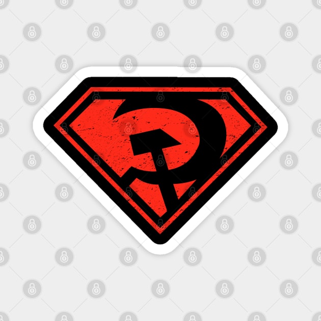 Red Hero Magnet by nickbeta