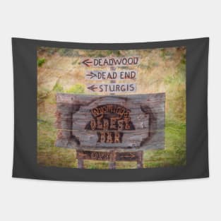 Do You Know the Way Wooden Sign Tapestry