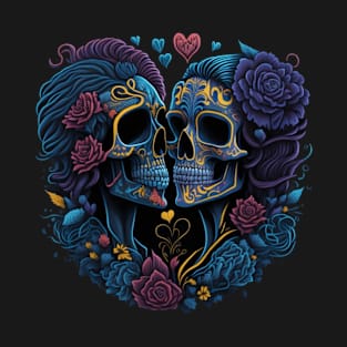 Two love Skull T-Shirt