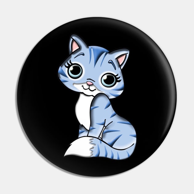 Cat Pin by Alpha-store