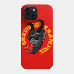 Funny Krampus Christmas Cool Krampus Merry Krampus Funny Meme Phone Case