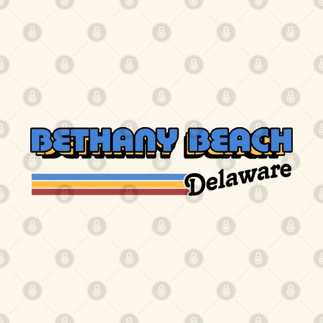 Bethany Beach, Delaware / / Retro Style Design by DankFutura