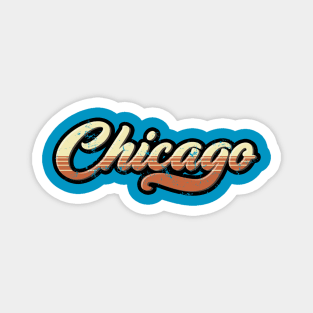 Chicago Retro Magnet