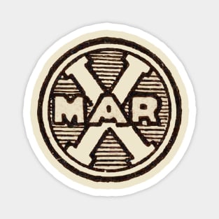 MARX Toy Logo Vintage, Distressed Magnet