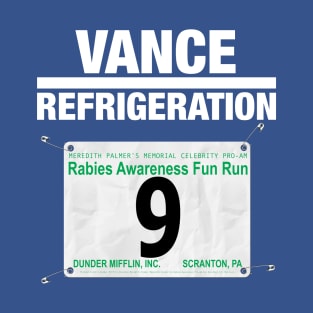 Dunder Mifflin Fun Run Race #9 (Bob Vance) T-Shirt