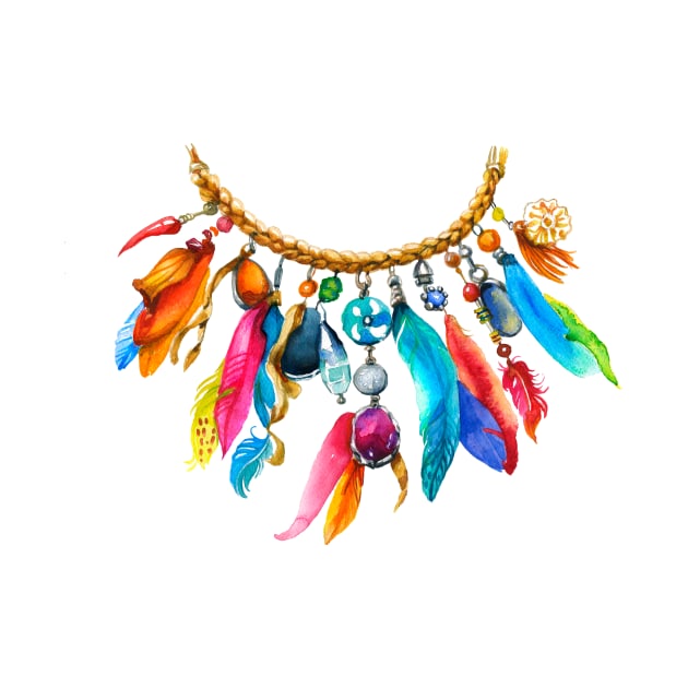 beautiful boho necklace by EveFarb