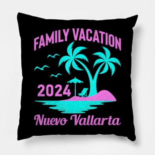 Nuevo Vallarta Beach Mexico Family Vacation 2024 Summer Pillow