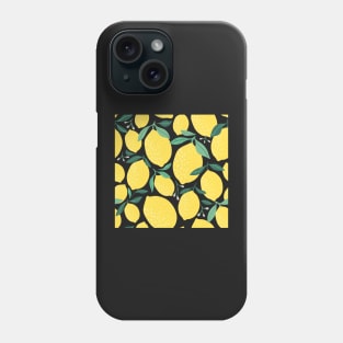 Yellow Lemons Pattern Phone Case
