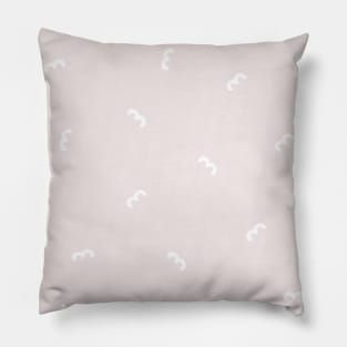 Cute pastel color sheep fur pattern Pillow