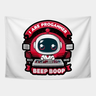 I Are Programmer Beep Boop Tapestry