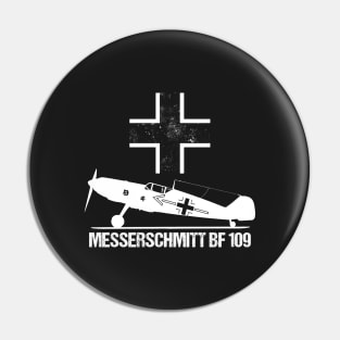 Messerschmitt BF109 Warbird T-Shirt ME109 German WW2 Military Aircraft Pin