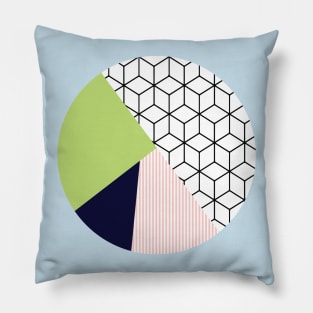 Cube Circle Pillow