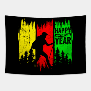 Happy Adventure Year Tapestry