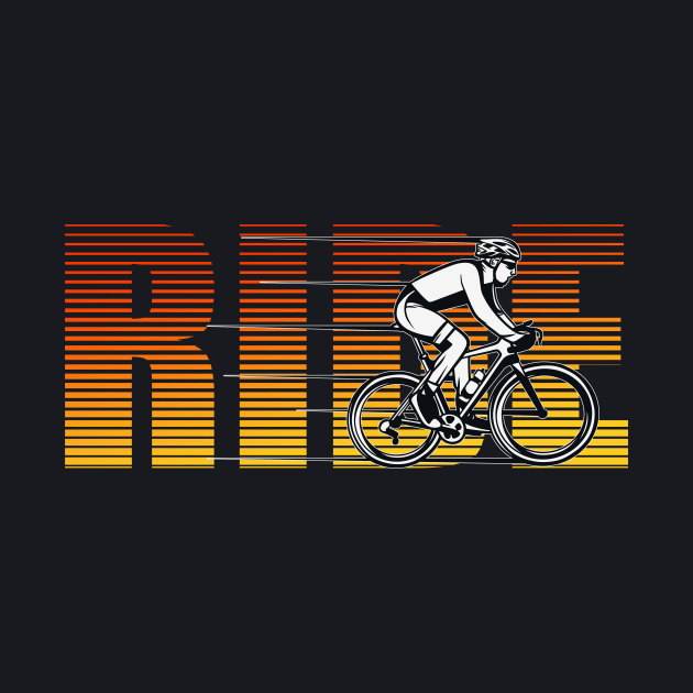 Racing bike vintage cyclist saying by Foxxy Merch