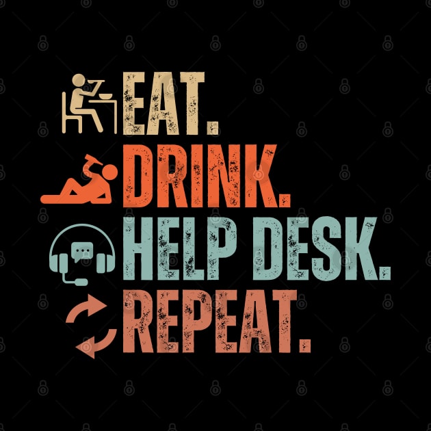 Eat Drink Help Desk Repeat by Daz Art & Designs