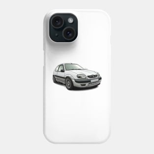 Citroen Saxo Illustration Phone Case