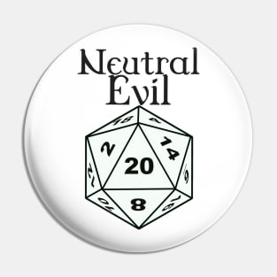 Neutral Evil Alignment Pin