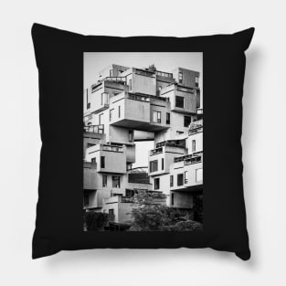 Habitat 67 Montreal Monochrome Pillow