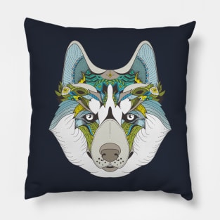 Husky Dog Siberian Alaskan Pillow