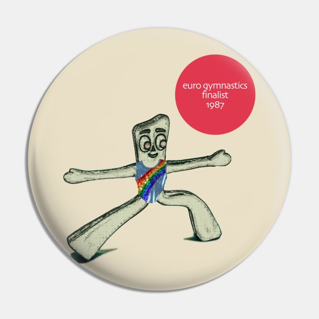 Gumby Gymnastics Pin by jeremiahm08