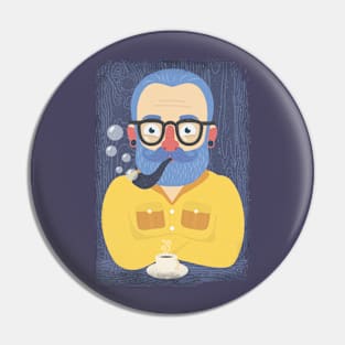 Blue Beard Pin