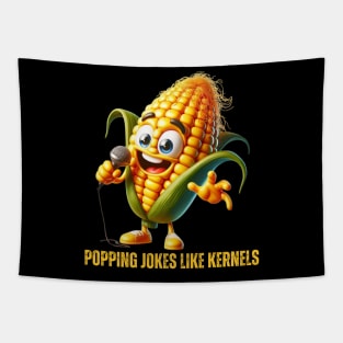 Comedy Corn - Stand-Up Kernel Tapestry