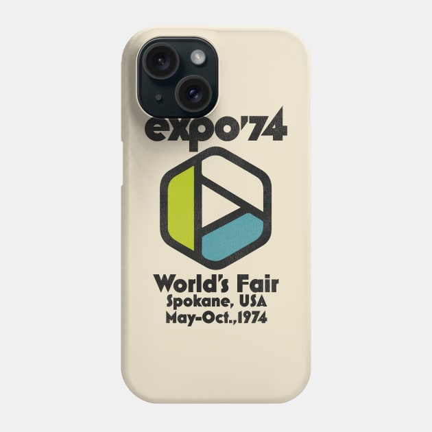 Retro Defunct Expo 74 World's Fair Spokane Washington Phone Case by darklordpug