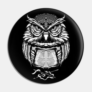 Book of Owls Pin