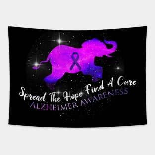 Alzheimer Awareness Spread The Hope Find A Cure Gift Tapestry