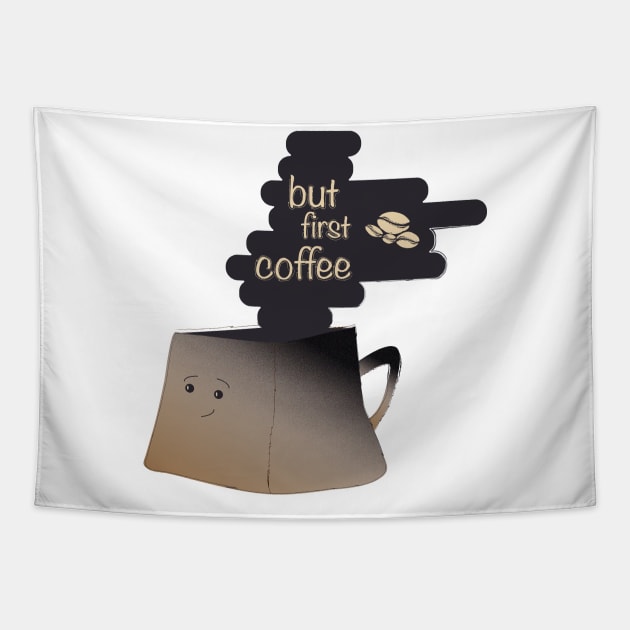 Cup of coffee Tapestry by Evgenija.S