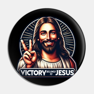 Victory Belongs To Jesus Pin