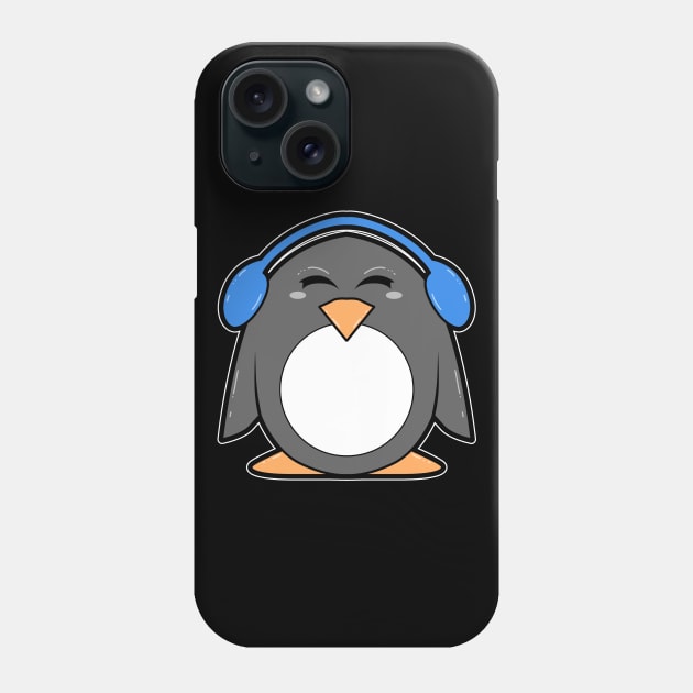 Penguin With Cap Phone Case by Imutobi