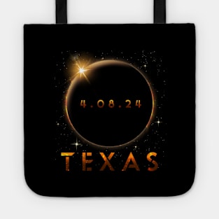 Eclipse Texas Solar Eclipse 2024 Texas 4.08.24 Tote