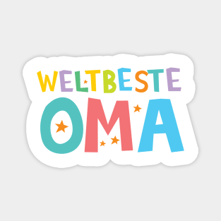 Weltbeste Oma Geschenk Magnet