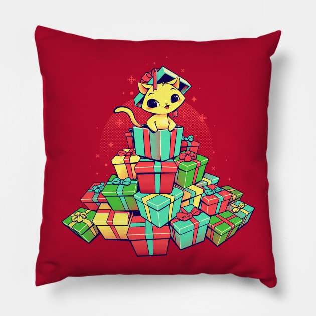 Tons of Xmas Gifts Ugly Sweater by Tobe Fonseca Pillow by Tobe_Fonseca