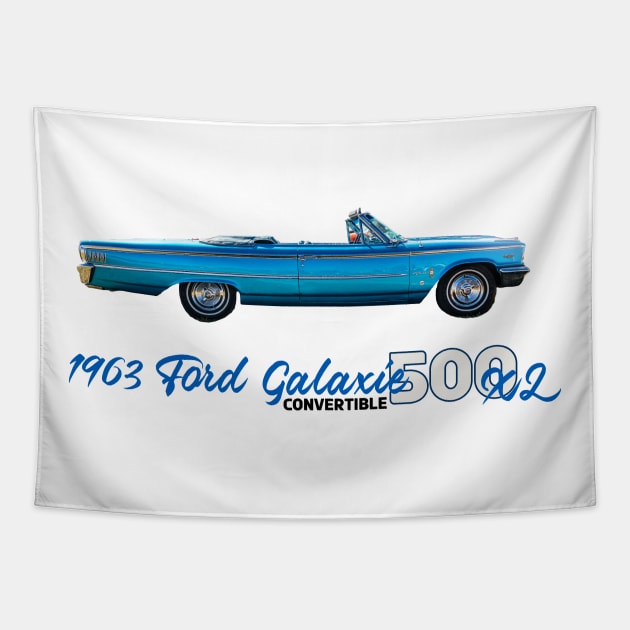 1963 Ford Galaxie 500 XL Convertible Tapestry by Gestalt Imagery