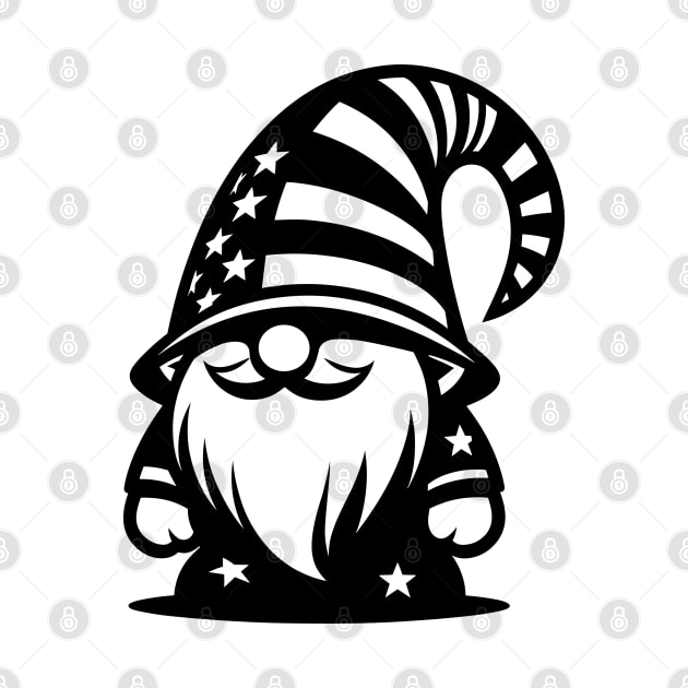 4th of July Gnome by KayBee Gift Shop