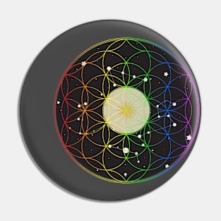 Flower of Life 01 Pin