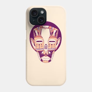 Peach African Mask No 3 Phone Case