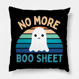 No More Boo Sheet Pillow