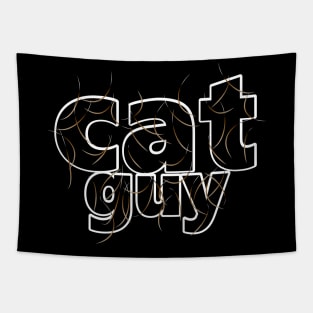 Cat Guy Tabby Hair Tapestry