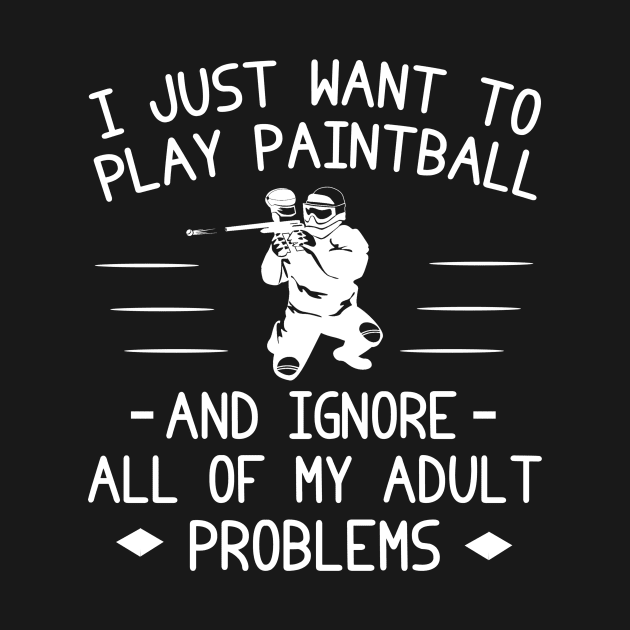 Splatter Stress Away! Funny Paintball Tee & Hoodie by MKGift